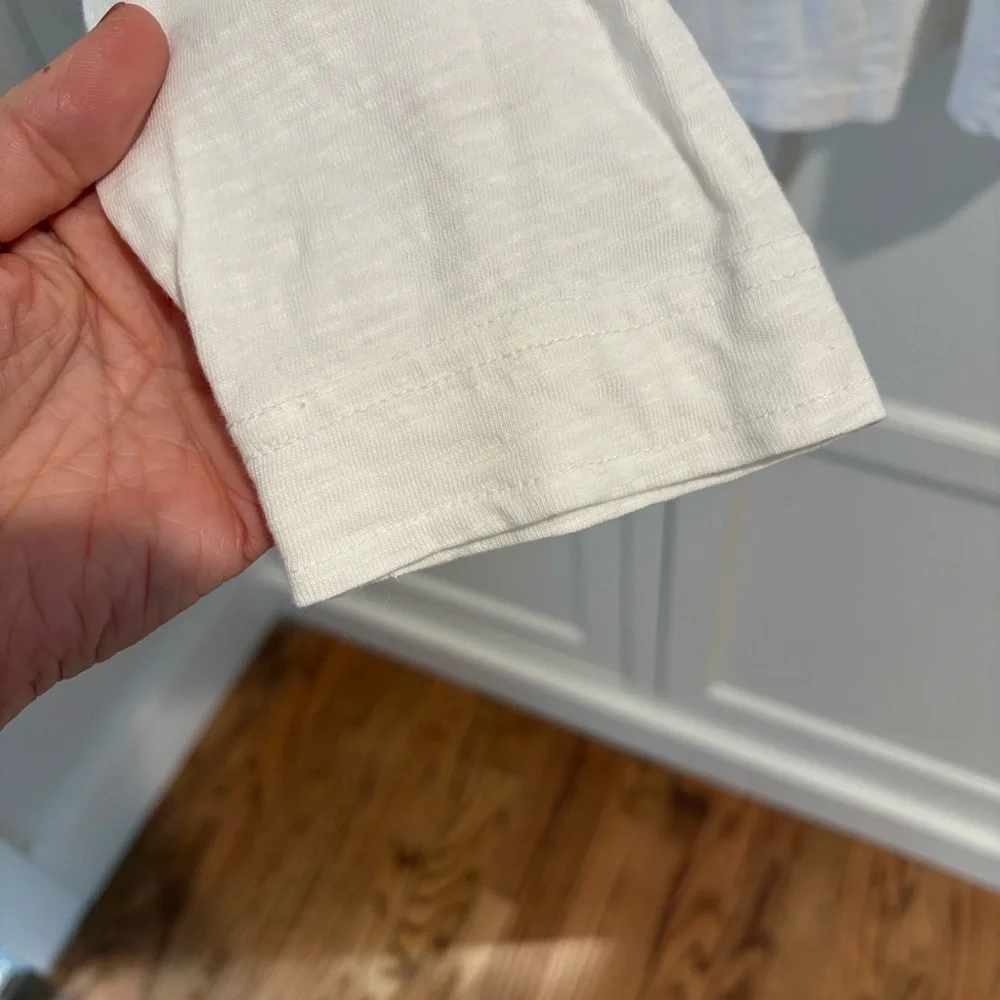 Caslon White Hooded t-shirt | XL - Picture 10 of 11